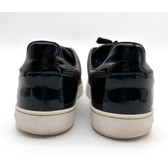 Louis Vuitton Frontrow Sneakers Brown Monogram Low Top Lace Up Shoes EU 37 US 7 - Picture 8 of 14